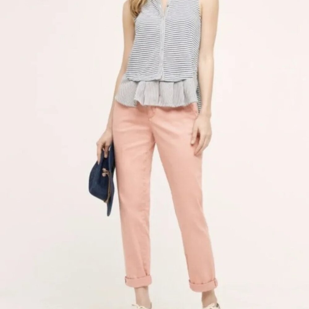 Pilcro and the Letterpress Hyphen fit chino - Anthropologie